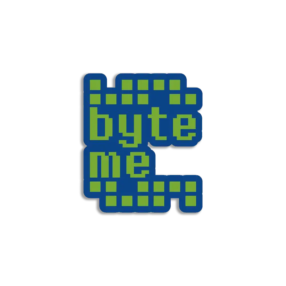 Byte Me Sticker