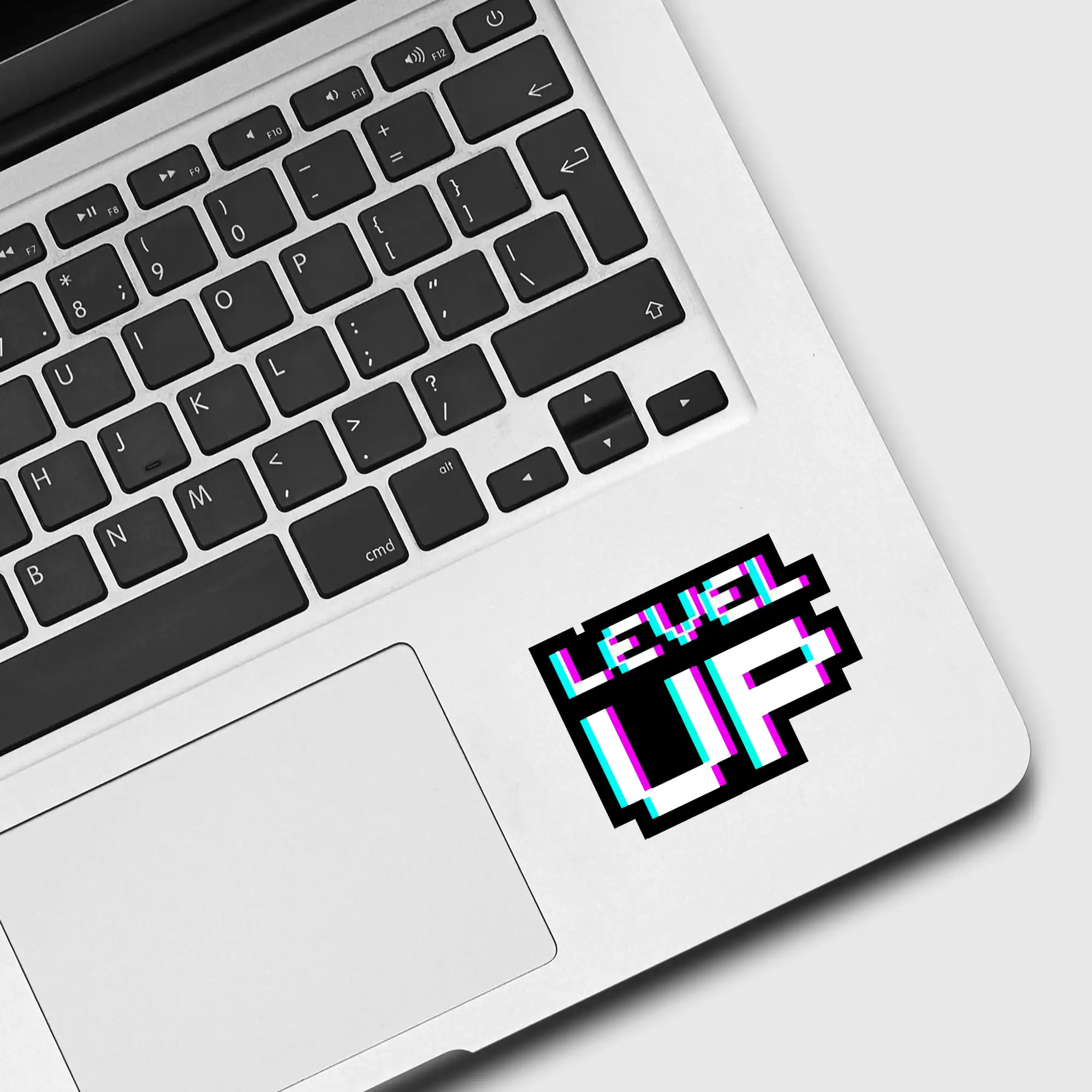 Pixelated Level Up Sticker