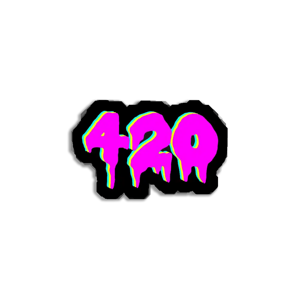Neon 420 Sticker