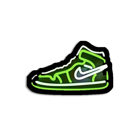 Neon Shoe Sticker