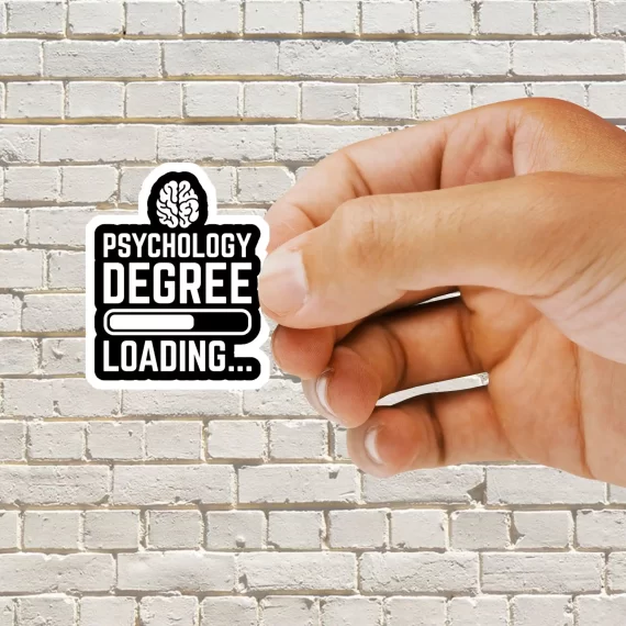 Psychology Degree Loading Sticker