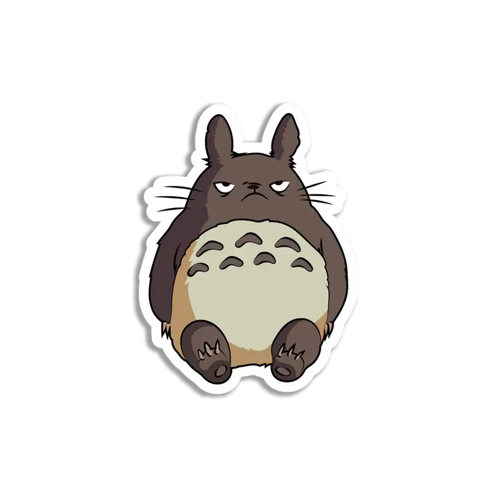 Totoro Angry Sticker