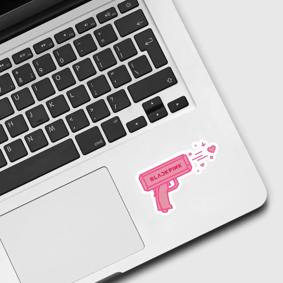 BlackPink Pink Gun Sticker Sticker