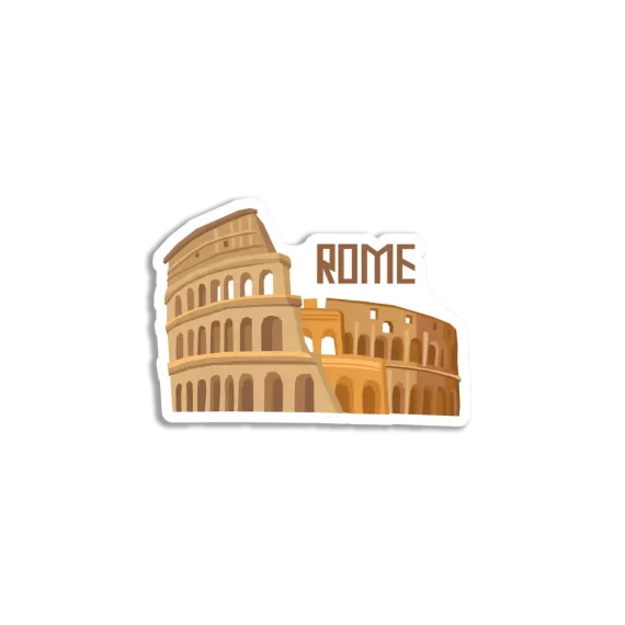 Travel Colosseum Rome Sticker
