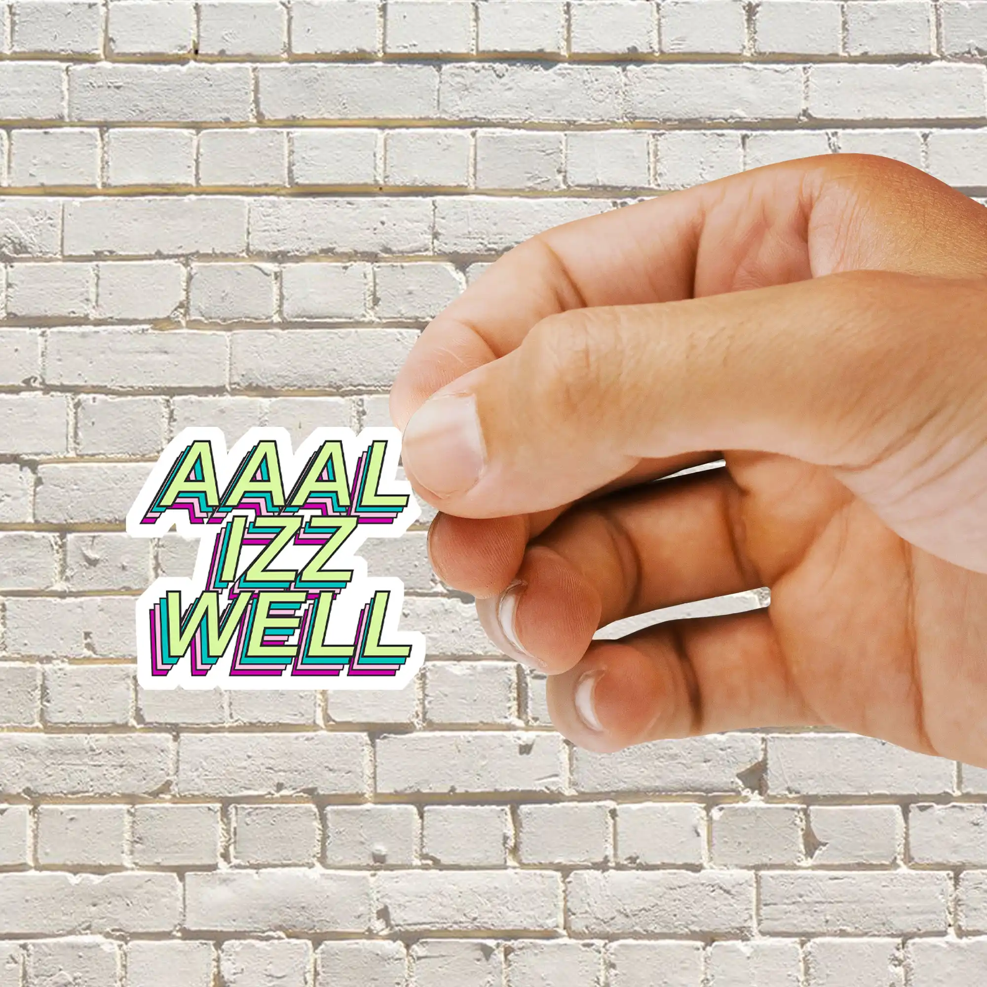 All is Well Sticker