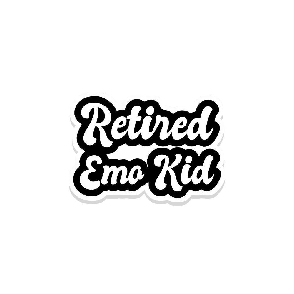 Retired Emo Kid Sticker