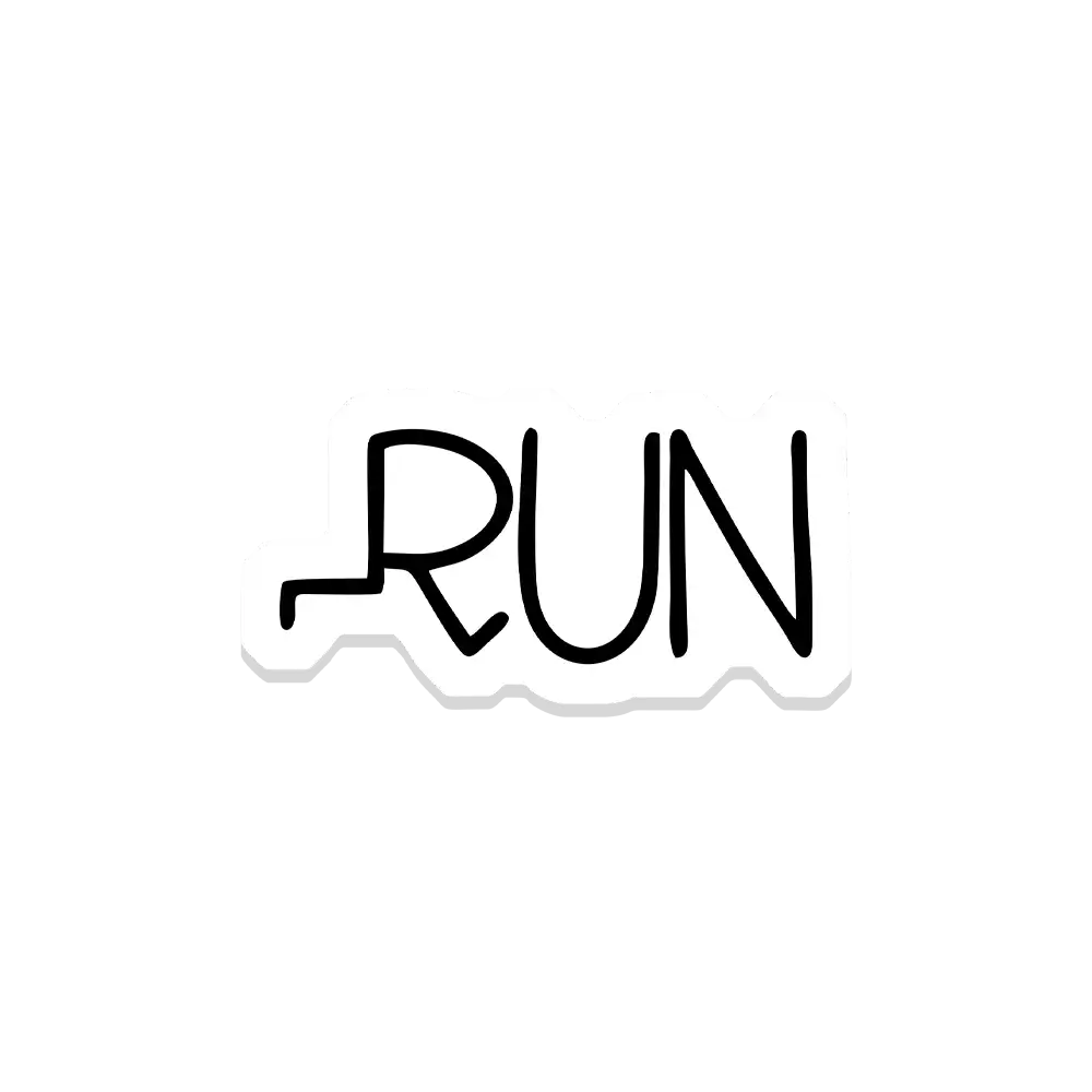 Run Sticker