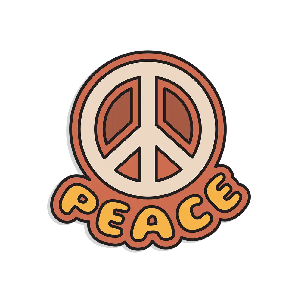 Peace Sticker