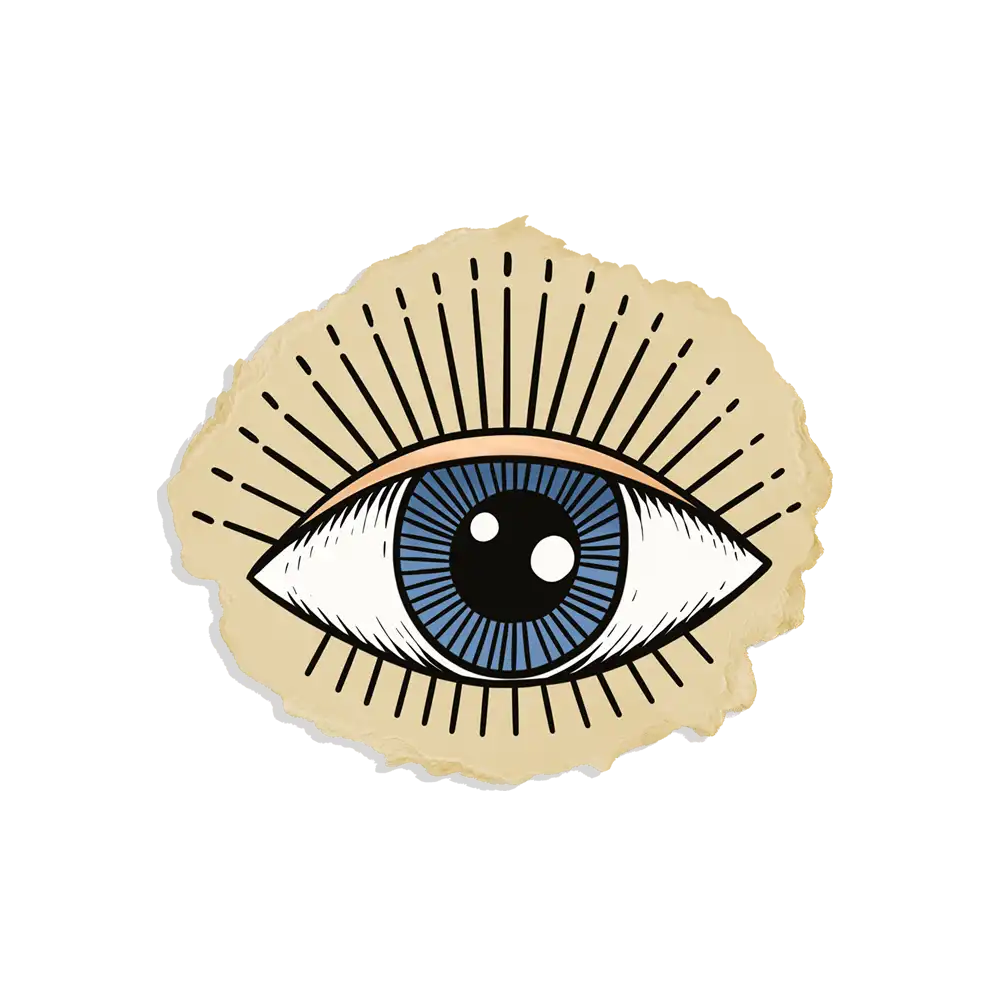 Retro Eye Sticker