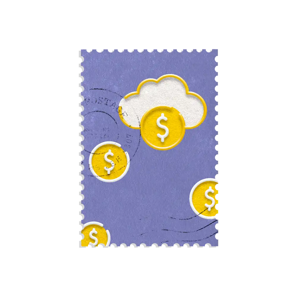 Money Finance Stamp Sticker