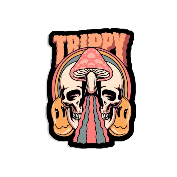 Trippy World Sticker