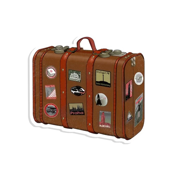Travel Luggage Sticker