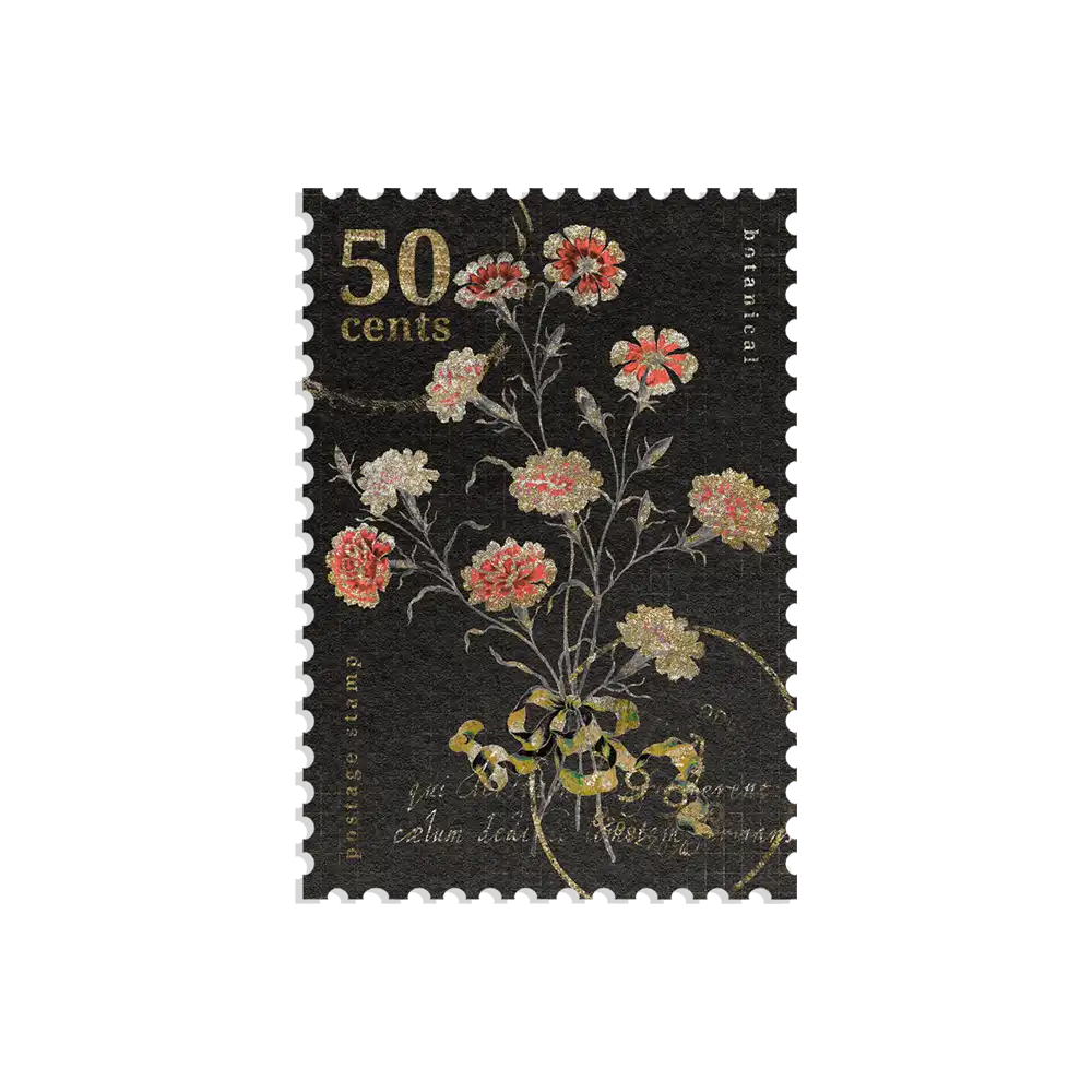 Botanical Stamp Sticker