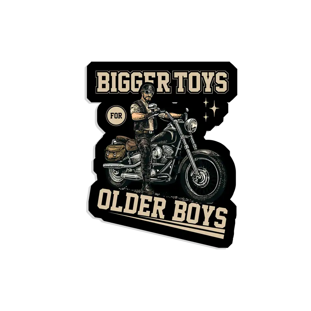 Bigger toys for olrder boys Sticker