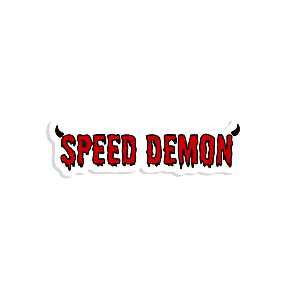 Speed Demon Sticker